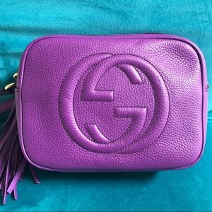 CRAZY SALE🤯 New Gucci Soho Disco Bag Purple RARE